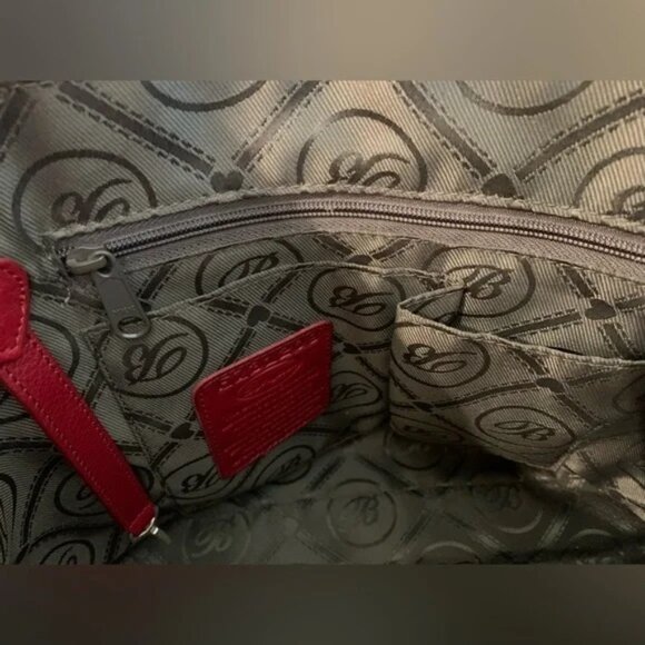 BRIGHTON FERRARA COLLECTION GABRIELLA RED MEDALLION TOTE PURSE - Picture 8 of 14